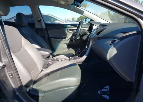 2016 Hyundai Elantra Limited из США, поврежденный, VIN KMHDH4AE4GU646622